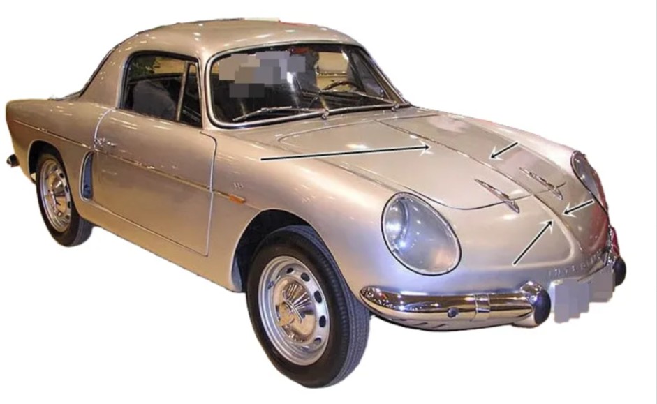 Frisos Capô Willys Interlagos Novo